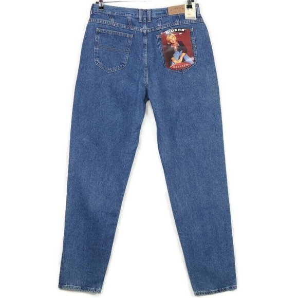 Vintage Riders By Lee Relaxed Tapered‎ Leg Mom Jeans 16 Long 16 x 35 - Picture 1 of 11